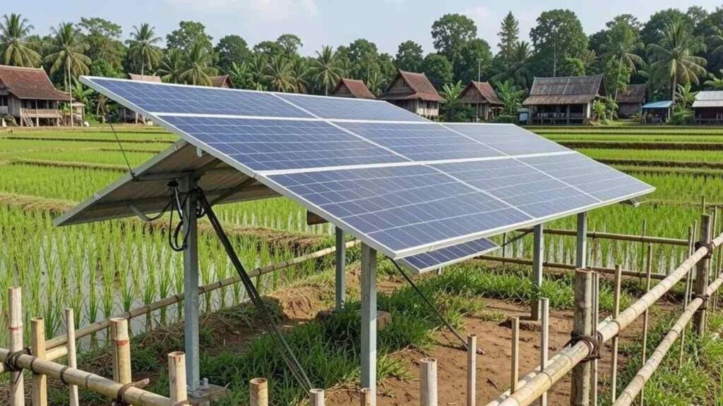 Commercial solar panels helping businesses in Thailand reduce high electricity bills and lower long-term energy costs.