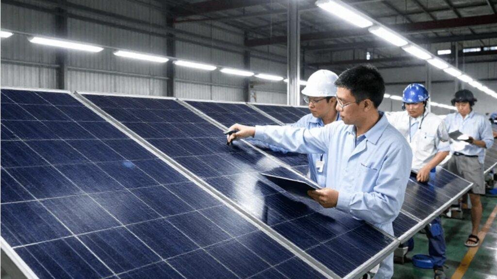 Energy efficient home in Thailand with rooftop solar panels helping homeowners reduce electricity bills and improve home energy efficiency.